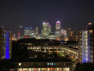 Bedroom with an Office Desk in a Shared 2 bedroom flat near Canary Wharf - Londra - 5