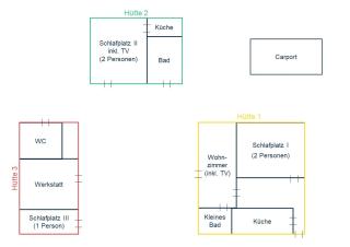 Hüttendorf für Euch alleine - geführter Yachtausflug nach Prieros inclusive! Nur 3 Minuten zum Badesee Fahrräder kostenlos vorhanden - 6