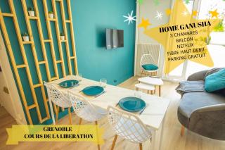 HOME GANUSHA COSY 3 CHAMBRES PARKING GRATUIT BALCON - Grenoble - 0