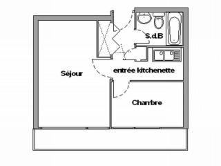 Appartement cosy 4 personnes, balcon, pied des pistes, proche garderie, Chamrousse 1750 - FR-1-340-39 - Chamrousse - 8