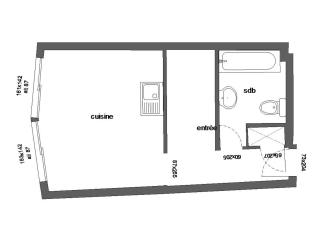 Studio cabine rénové, bien équipé, expo Sud, proche pistes à Chamrousse 1650 - FR-1-340-218 - 8