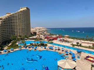 Porto Sokna Pyramids booking sea view apartment family only - Ain Suchna - 8