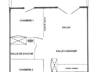 Hauteluce: Apt 3 pièces, 4-6 pers, balcon, ski, TV, lave-vaisselle - FR-1-293-355 - Hauteluce - 7