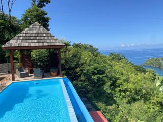 Bungalow idyllique à Vieux-Habitants avec vue sur la mer - 4