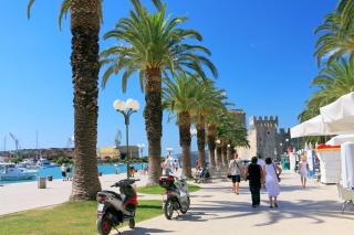 Studio apartment in Okrug Gornji with terrace, air conditioning, WiFi, washing machine 5051-1 - 8