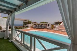 Deluxe designer historic villa Via Lactea, Panoramic sea views, Own private heated pool and subtropical garden - La Asomada - 2