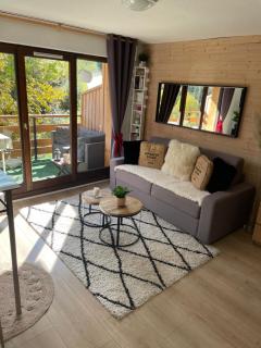 Studio Turquoise quartier Grattague vue MontBlanc - Saint-Gervais-les-Bains - 7
