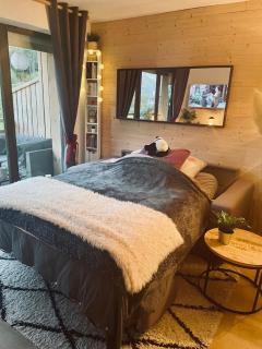 Studio Turquoise quartier Grattague vue MontBlanc - Saint-Gervais-les-Bains - 3