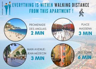 Nestor&Jeeves - CACTUS RIVIERA - Hyper center - Very close sea and Place Massena - 7