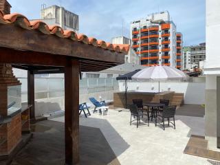 Cobertura Guarujá Apto com Jacuzzi e Churrasqueira - 3