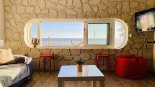 "Méditerranée" Salon vue mer au coeur de la ville 10m de la plage - Canet-en-Roussillon - 8
