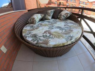 [Kariri 215] 46m², pé na areia, varanda vista mar! - 2