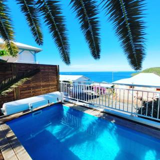 Rose phoenix appartement terrasse et piscine vue mer - Les Anses-d'Arlets - 5