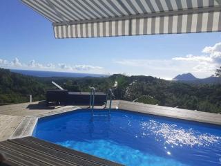 Chambre chez l'habitant avec piscine privative et vue panoramique sur la mer des caraïbes - Desmarinières - 0