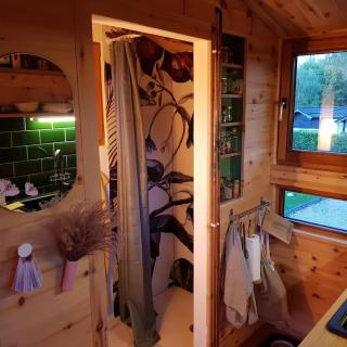 Zirbenholz Tiny House "Waldhauszeit" am See - 7
