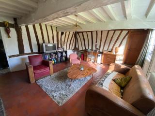 Belle Longère normande, cheminée et jardin arboré - 2