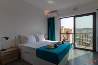 2 Bed Apartment w Distant Sea and Country Views - Marsalforn - 5