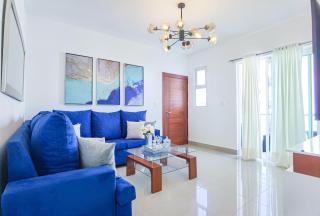 Se renta apartamento amueblado , ubicados en Santiago , 3 habitaciones , 2 bańos , 2 parqueo , área de juego y Piscina. - 7