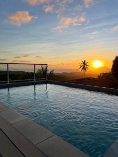 LES VILLAS PAMEYAQUE 2 F2 avec 1 piscine et 1 F3 avec 1 piscine, Superbe Vue sur la mer - Rivière-Salée - 0