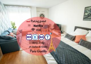 Appartement chic avec parking gratuit à Paris - Gentilly - 0