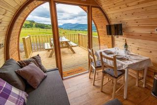 Beinn A Ghlo Luxury Glamping Pod with Hot Tub & Pet Friendly at Pitilie Pods - Aberfeldy - 3
