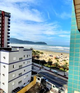 Apartamento kit Praia Grande na Guilhermina Frente Mar - 0