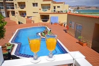 Ferienwohnung PLAYA 2 - Pool - Meerblick - 50m Strand - WiFi - Costa Calma - 0