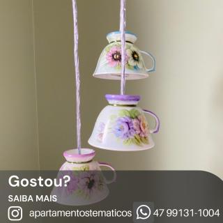 Apto temático Pintura e Porcelana Centro Pomerode - 2