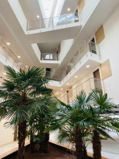 Lotusblüte Appartement in Hévíz mit Tiefgarage und Panoramaterrasse - 9