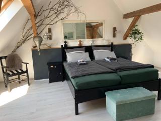 Romantische Wohnung Bauernhof, 100m2 offenes Dachgeschoss - Auhausen - 0