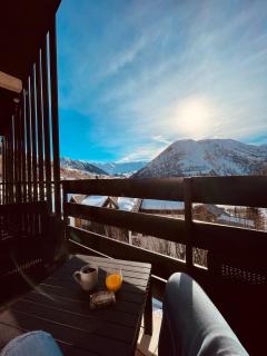 Appartement Plein Sud Cosy 6 personnes très bien équipé ,Vue splendide, Terrasse, Spacieux,Bien situé, Randonnées,Ski - Saint-Sorlin-dʼArves - 0
