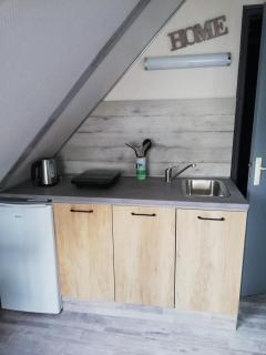 CHAMBRE STUDIO avec KICHENETTE SOLEIL DE NACRE - Hermanville-sur-Mer - 3