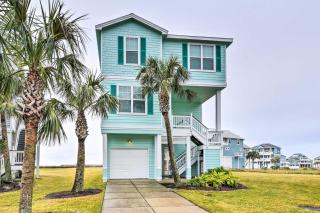 Breezy Galveston House with 2 Decks and Ocean Views! - 0