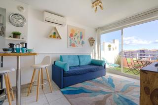 T2 Mer à 80m Soleil Climatisé Frontignan Plage le parfum du sud - Frontignan - 8