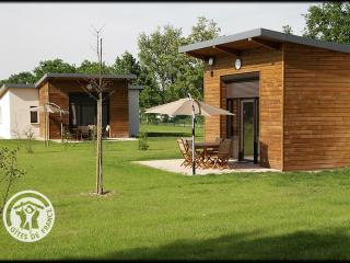 Chalets confortables au bord d'un étang avec terrasse, jardin et nombreuses activités. - FR-1-496-78 - Veauchette - 0