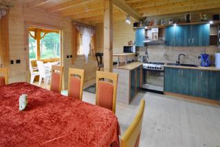 Wooden House by Ostrowieckie Lake with Beach - 7