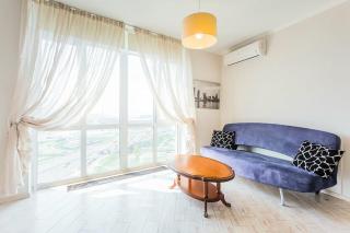 Панорамный вид 15 этаж. Набережная Днепра - Kiev - 5