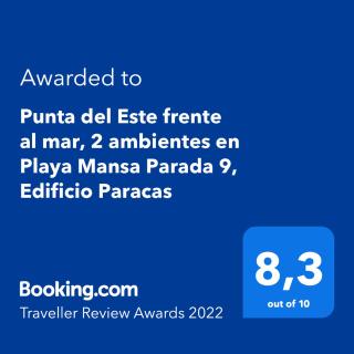 Punta del Este frente al mar, 2 ambientes en Playa Mansa Parada 9, Edificio Paracas - Punta del Este - 5