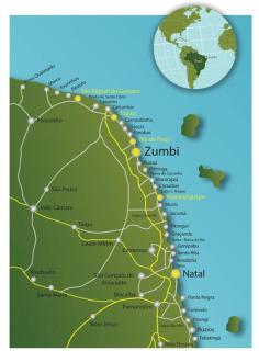 Chalé com Churrasqueira, 3Q - Praia de Zumbi RN Ch 16 - Zumbi (Rio do Fogo) - 2