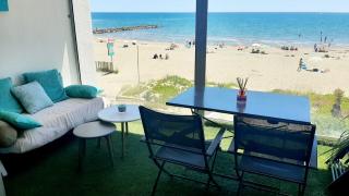 Studio Vue Mer exceptionnelle Première Ligne Carnon plage - Carnon-Plage - 6