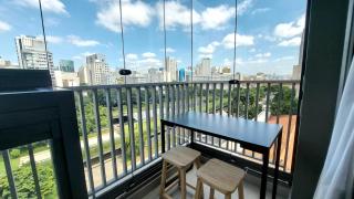 Micro Studio Minimalista em Prédio com Piscina - São Paulo - 6