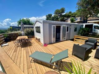 Mobilhome 6 places vue mer - Drammont - 4