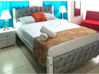 1IF2-6 APARTAMENTO EN CARTAGENA CERCA AL MAR CON AIRE ACONDICIONADO Y WIFi - 9