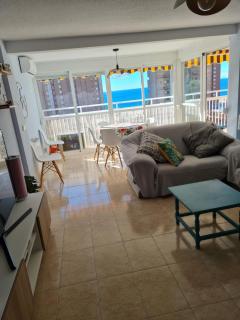 Gran terraza con vistas al mar y piscina - Benidorm - 3
