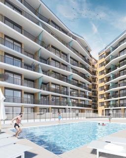 Strand Appartement met Zwembad - Ostenda - 9