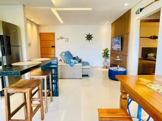 Apto à poucos passos da praia e Vista Mar-Toninhas - 8