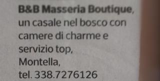 Masseria boutique b&b - Montella - 7