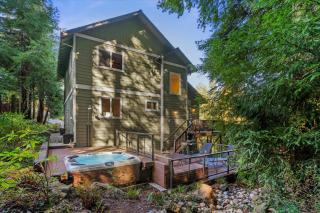 Lazy Bear Lodge Hot Tub Dog Friendly BBQ Grill Forest Views - Guerneville - 6