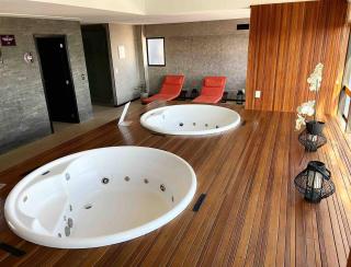 Edificio Time - 909 - Apartamento Quarto e Sala com ar condicionado, piscina, academia, jacuzzi, sauna e ampla área de lazer - Maceió - 1