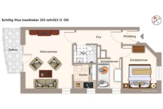 Hus Inselkieker Hus Inselkieker 323 - Schillig - 1